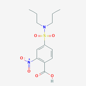 molecular formula C13H18N2O6S B120845 4-(Dipropylsulfamoyl)-2-nitrobenzoic acid CAS No. 2577-52-8