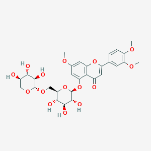 molecular formula C29H34O15 B120846 Lethedioside A CAS No. 221289-31-2