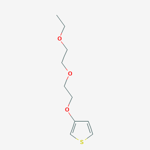 3-[2-(2-Ethoxyethoxy)ethoxy]thiophene