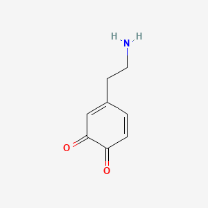 molecular formula C8H9NO2 B1208468 多巴胺醌 CAS No. 50673-96-6