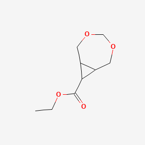 cis, trans, trans-3,5-Dioxa-bicyclo[5.1.0]octane-8-carboxylic acid ethyl ester