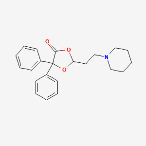 molecular formula C22H25NO3 B1208469 Pipoxolan CAS No. 23744-24-3