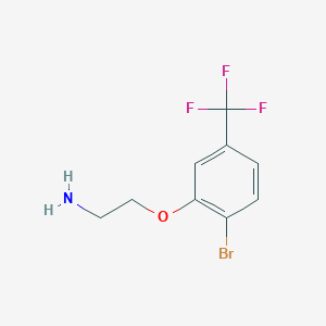 2-[2-Bromo-5-(trifluoromethyl)phenoxy]ethan-1-amine