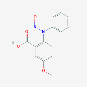 Benzoic acid, 5-methoxy-2-(nitrosophenylamino)-