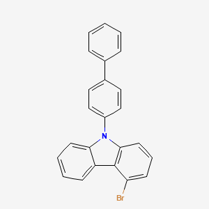 9H-Carbazole, 9-[1,1'-biphenyl]-4-yl-4-bromo-