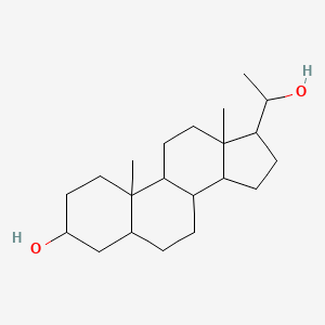 molecular formula C21H36O2 B1208488 5β-孕烷-3α,20α-二醇 