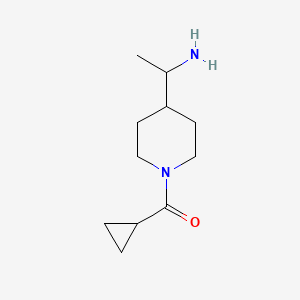 1-(1-Cyclopropanecarbonylpiperidin-4-yl)ethan-1-amine