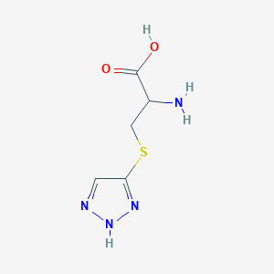 2-Amino-3-(1H-1,2,3-triazol-5-ylsulfanyl)propanoic acid