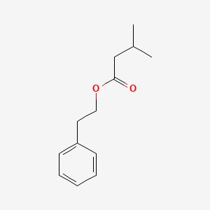 molecular formula C13H18O2 B1208491 Phenethyl isovalerate CAS No. 140-26-1