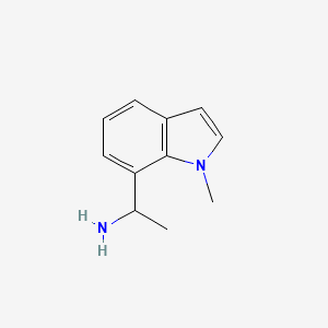 1-(1-Methyl-1H-indol-7-yl)ethan-1-amine