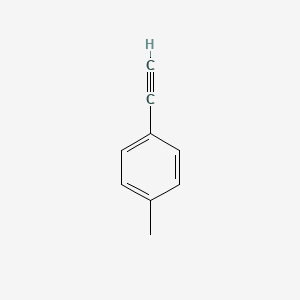 molecular formula C9H8 B1208493 4-Ethynyltoluene CAS No. 766-97-2