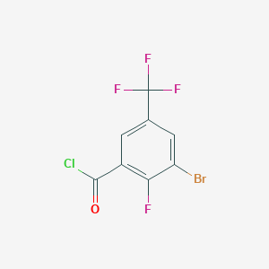 3-Bromo-2-fluoro-5-(trifluoromethyl)benzoyl chloride