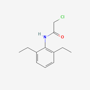molecular formula C12H16ClNO B1208496 2-Chloro-N-(2,6-diethylphenyl)acetamide CAS No. 6967-29-9