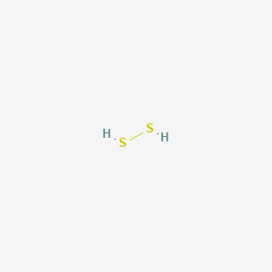 molecular formula H2S2 B1208498 二硫烷 CAS No. 13465-07-1