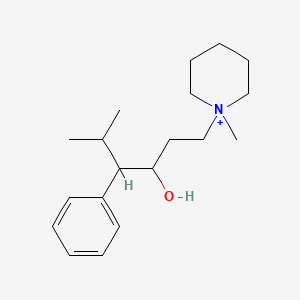 molecular formula C19H32NO+ B1208505 Mepiperphenidol CAS No. 13004-75-6