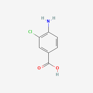 molecular formula C7H6ClNO2 B1208509 4-氨基-3-氯苯甲酸 CAS No. 2486-71-7
