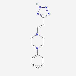 molecular formula C13H18N6 B1208515 Zolertine CAS No. 4004-94-8