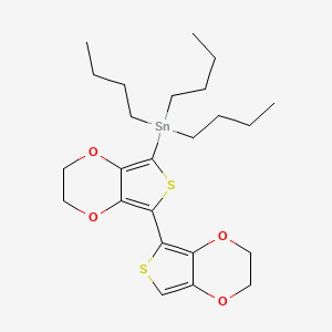 Tributyl(2,2',3,3'-tetrahydro-[5,5'-bithieno[3,4-b][1,4]dioxin]-7-yl)stannane