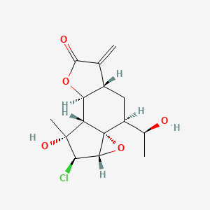 molecular formula C15H19ClO5 B1208534 Chlorochrymorin CAS No. 52525-23-2