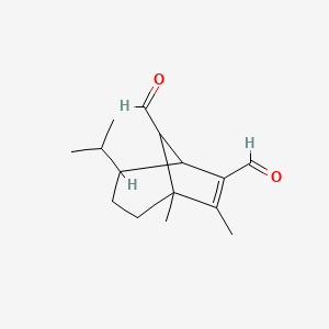 molecular formula C15H22O2 B1208536 螺旋孢菌素 