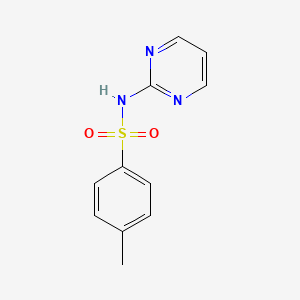 molecular formula C11H11N3O2S B1208555 4-甲基-N-(嘧啶-2-基)苯磺酰胺 CAS No. 16699-14-2