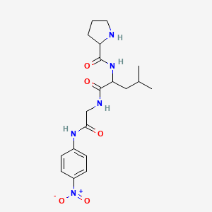 molecular formula C19H27N5O5 B12085596 H-Pro-Leu-Gly-pNA 