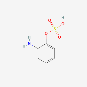 molecular formula C6H7NO4S B1208561 2-Aminophenyl sulfate CAS No. 40712-56-9