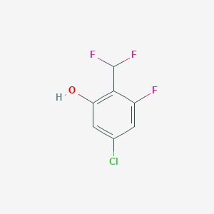 5-Chloro-2-(difluoromethyl)-3-fluoro-phenol