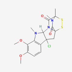 molecular formula C18H20ClN3O4S2 B1208563 sporidesmin H CAS No. 65492-17-3