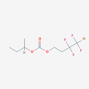 molecular formula C9H13BrF4O3 B12085649 4-Bromo-3,3,4,4-tetrafluorobutyl sec-butyl carbonate 