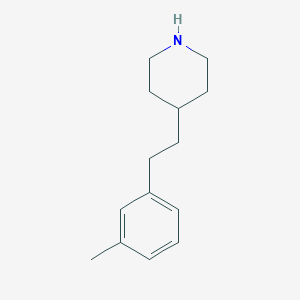 4-[2-(3-Methylphenyl)ethyl]piperidine