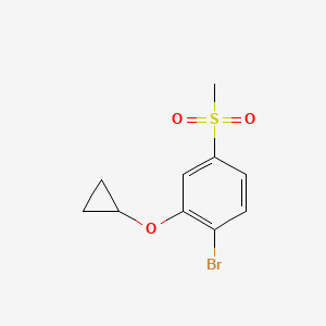 1-Bromo-2-cyclopropoxy-4-(methylsulfonyl)benzene