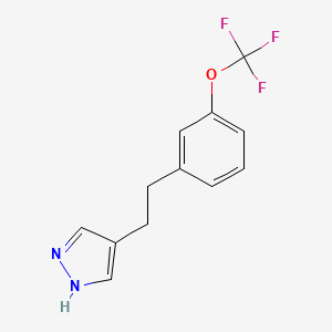 4-(3-(Trifluoromethoxy)phenethyl)-1H-pyrazole