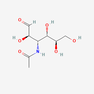 molecular formula C8H15NO6 B12085689 D-Glucose, 3-acetamido-3-deoxy- CAS No. 606-01-9