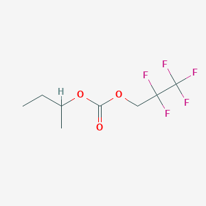 molecular formula C8H11F5O3 B12085760 sec-Butyl 2,2,3,3,3-pentafluoropropyl carbonate 