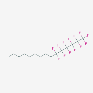 molecular formula F(CF2)6(CH2)9H<br>C15H19F13 B12085826 1,1,1,2,2,3,3,4,4,5,5,6,6-Tridecafluoropentadecane CAS No. 113659-13-5