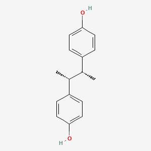 molecular formula C16H18O2 B1208584 (+)-4,4'-(1,2-Dimethylethylene)diphenol CAS No. 5776-76-1