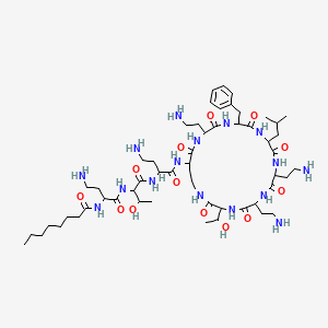 molecular formula C55H96N16O13 B12085929 Octanoylpolymyxin B 