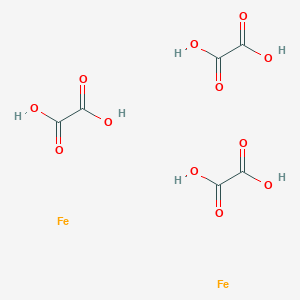 molecular formula C6H6Fe2O12 B12085932 iron;oxalic acid 