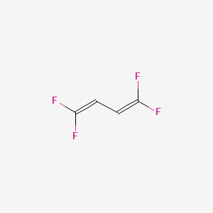 molecular formula C4H2F4 B12085970 1,1,4,4-Tetrafluoro-1,3-butadiene CAS No. 407-70-5