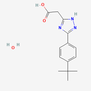 2-(5-(4-(tert-Butyl)phenyl)-1H-1,2,4-triazol-3-yl)acetic acid hydrate