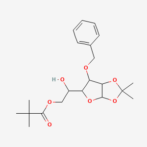 3-O-Benzyl-1,2-O-isopropylidene-6-O-pivaloyl-a-D-glucofuranose