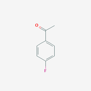 molecular formula C8H7FO B120862 4'-氟代苯乙酮 CAS No. 403-42-9