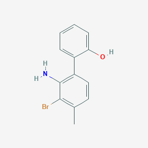 2'-Amino-3'-bromo-4'-methyl-[1,1'-biphenyl]-2-ol