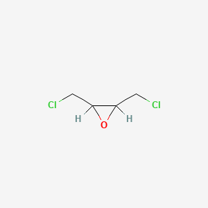 molecular formula C4H6Cl2O B1208626 2,3-Bis(chloromethyl)oxirane CAS No. 3583-47-9