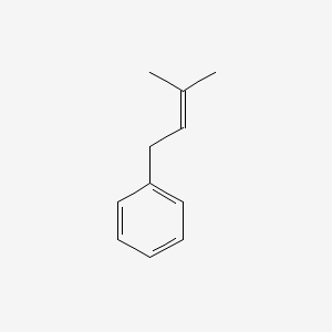 molecular formula C11H14 B1208629 (3-甲基-2-丁烯基)苯 CAS No. 4489-84-3
