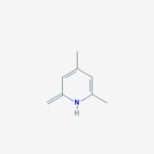 molecular formula C8H11N B120863 4,6-Dimethyl-2-methylene-1,2-dihydropyridine CAS No. 144486-77-1