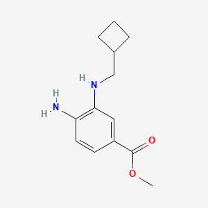 Methyl 4-amino-3-[(cyclobutylmethyl)amino]benzoate