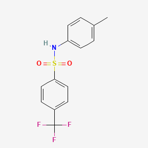 N-(4-methylphenyl)-4-(trifluoromethyl)benzenesulfonamide