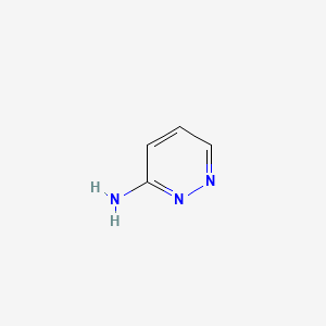 molecular formula C4H5N3 B1208633 3-氨基吡啶 CAS No. 5469-70-5